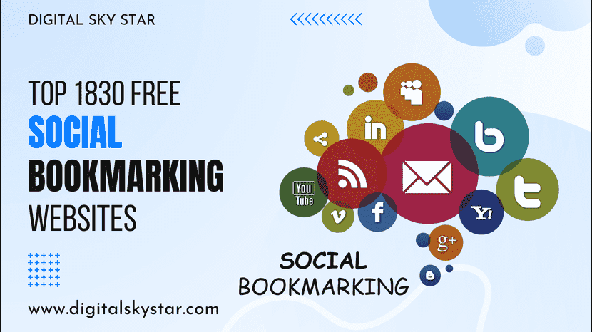 Top 1830 FREE Social Bookmarking Websites 2025