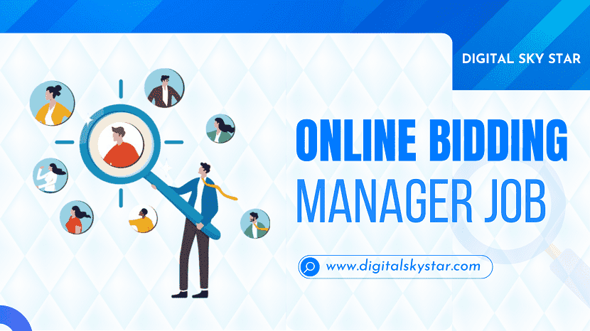 Online Bidding Manager Job